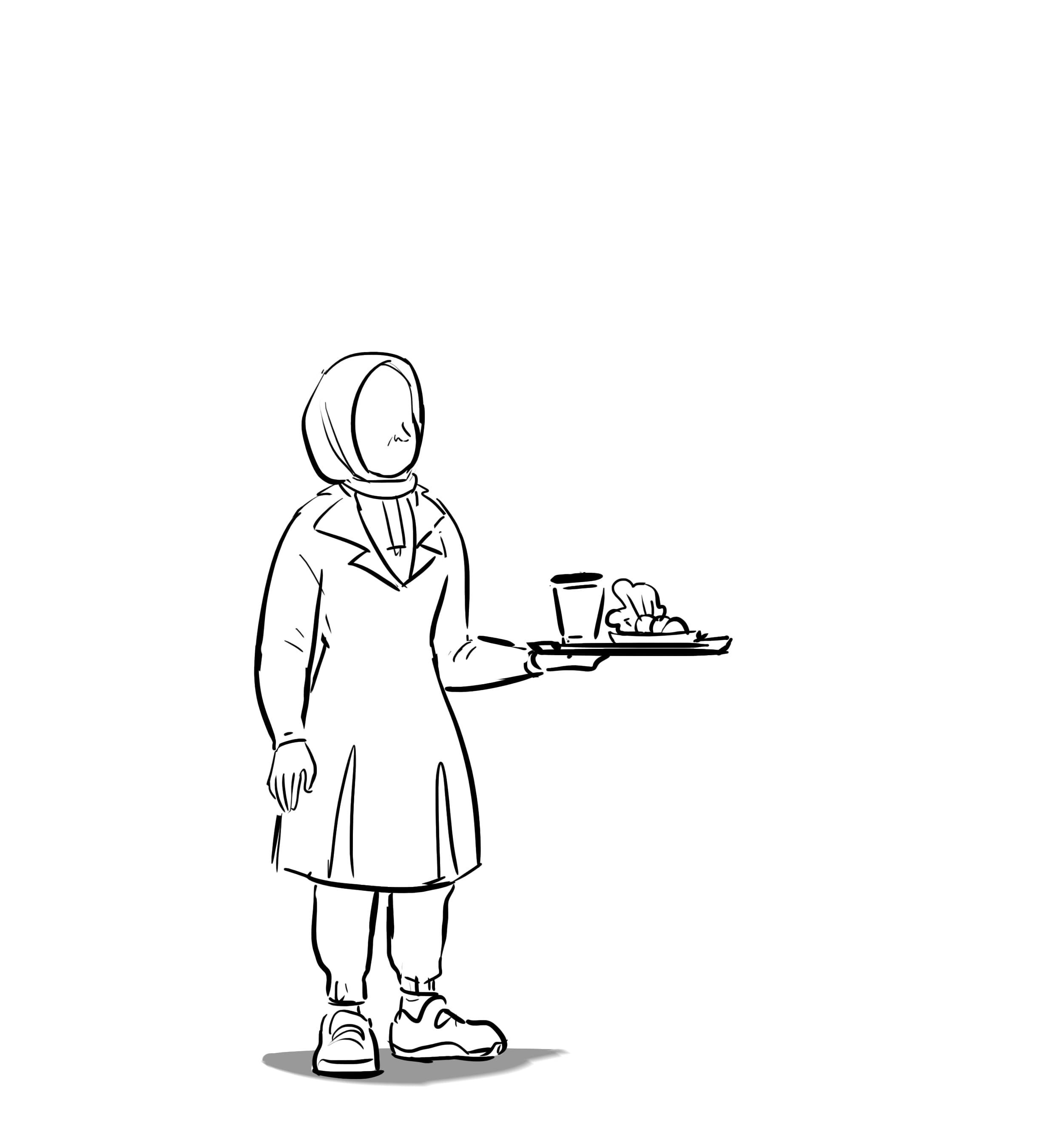 Human figure stock photo